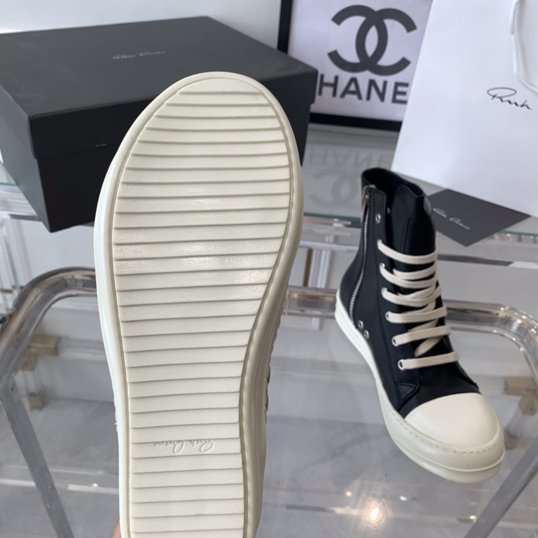 “RICK OWENS P750 Recreational Shoes: Top Edition of Classic Cow-Skin Import” - 图片 9