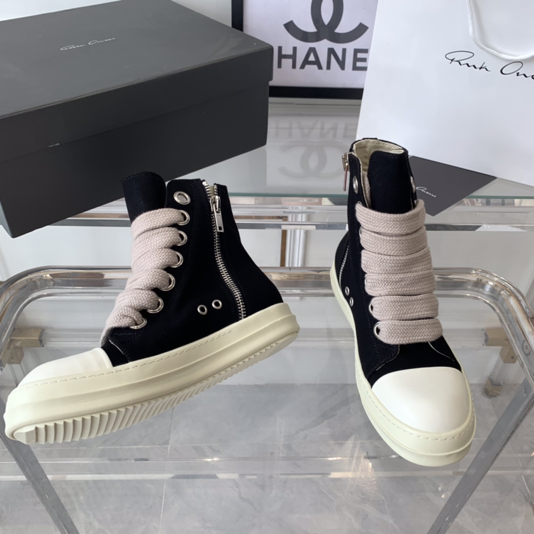 “RicK OWENS Top Edition Recreational Shoes: Classic Extension for Fashion Lovers” - 图片 3