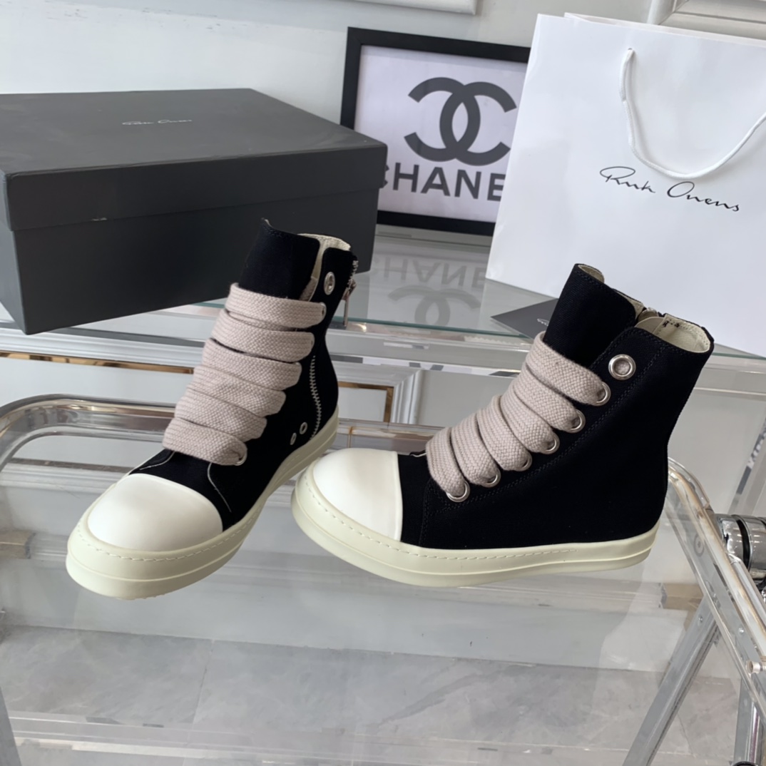“RicK OWENS Top Edition Recreational Shoes: Classic Extension for Fashion Lovers” - 图片 8