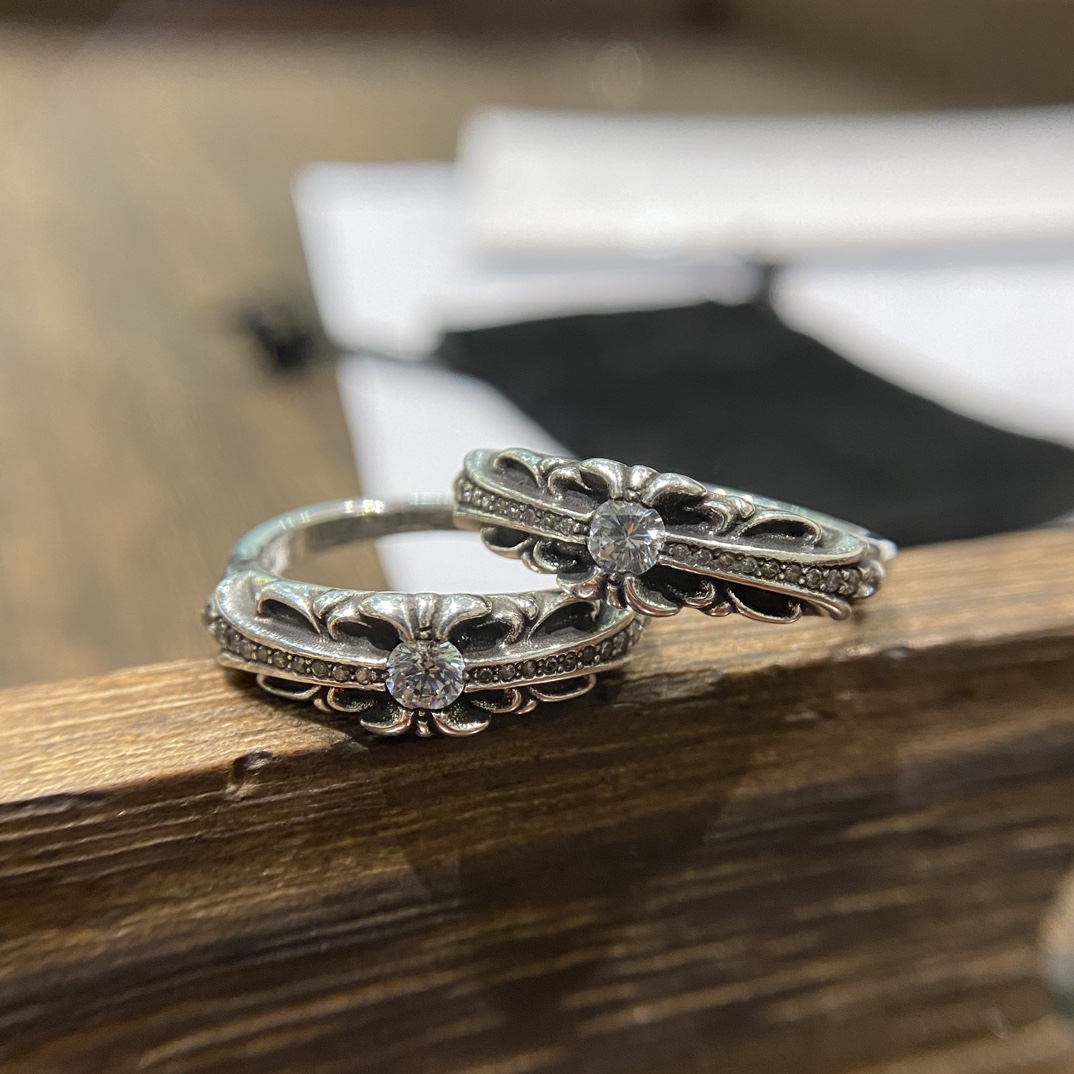 Rings, 925 silver with diamond customization
