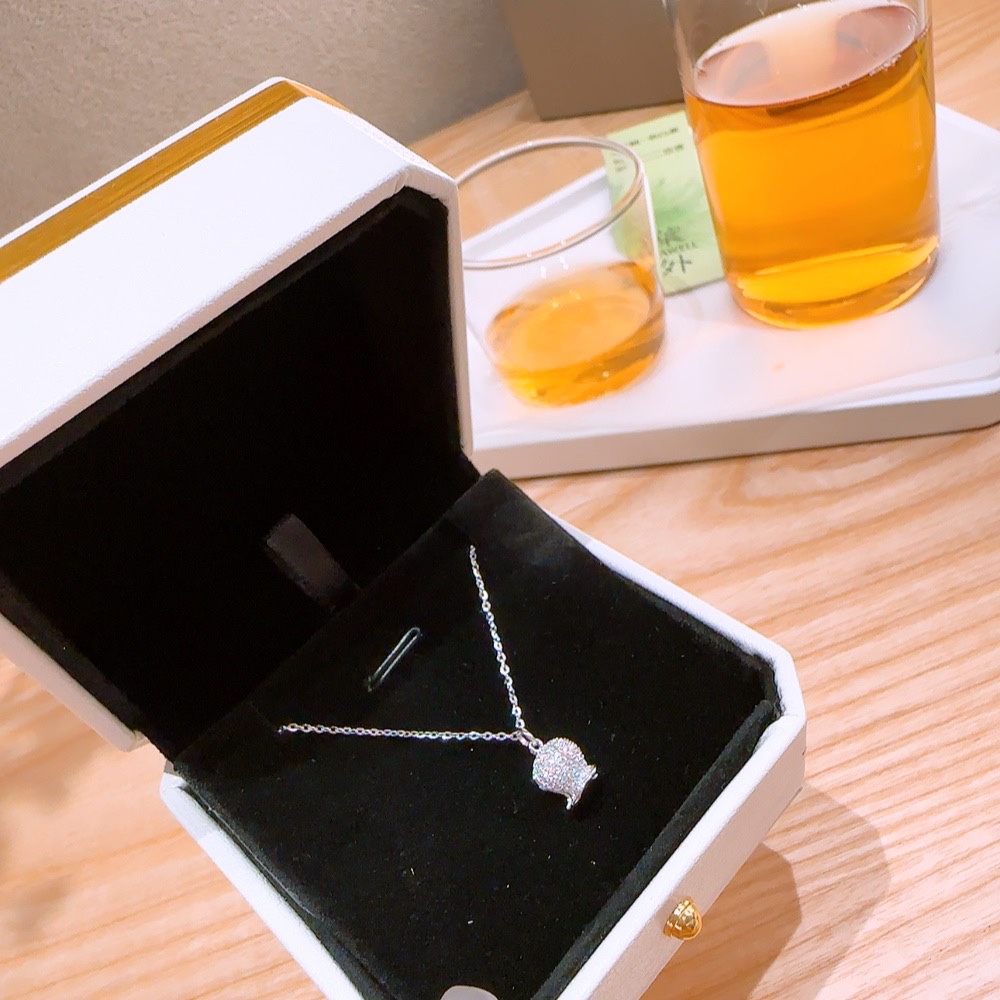 軽やか低アレルギー銀ネックレスゴールド 父の日