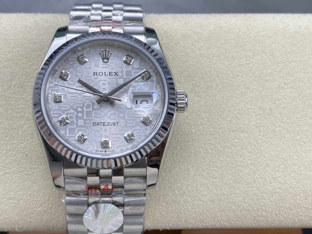 ロレックス デイトジャスト 36mm 自動巻き腕時計 - 高品質316Lステンレス製