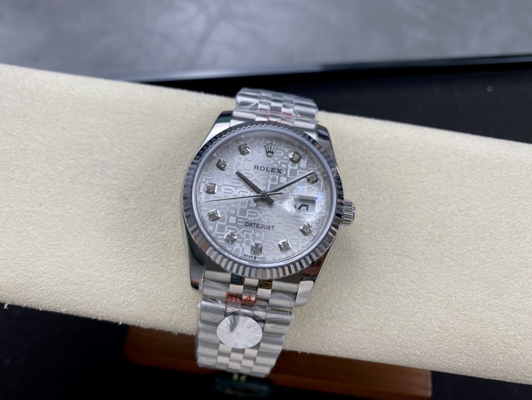 ロレックス デイトジャスト 36mm 自動巻き腕時計 - 高品質316Lステンレス製