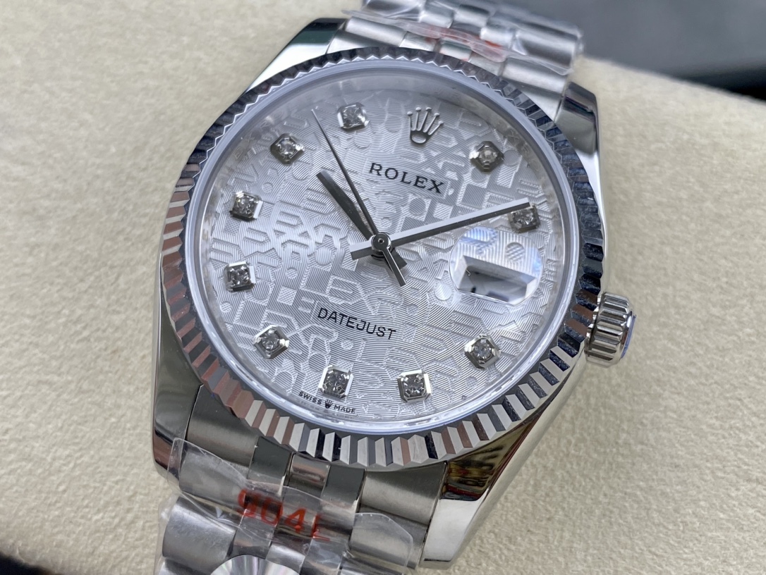 ロレックス デイトジャスト 36mm 自動巻き腕時計 - 高品質316Lステンレス製