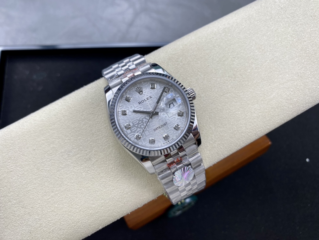 ロレックス デイトジャスト 36mm 自動巻き腕時計 - 高品質316Lステンレス製