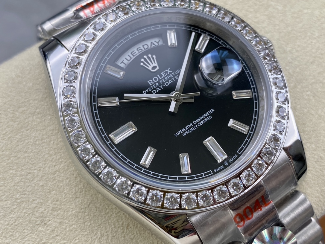 SK厂 劳力士Rolex 双历 星期日志型シリーズ 40mmの自動腕時計