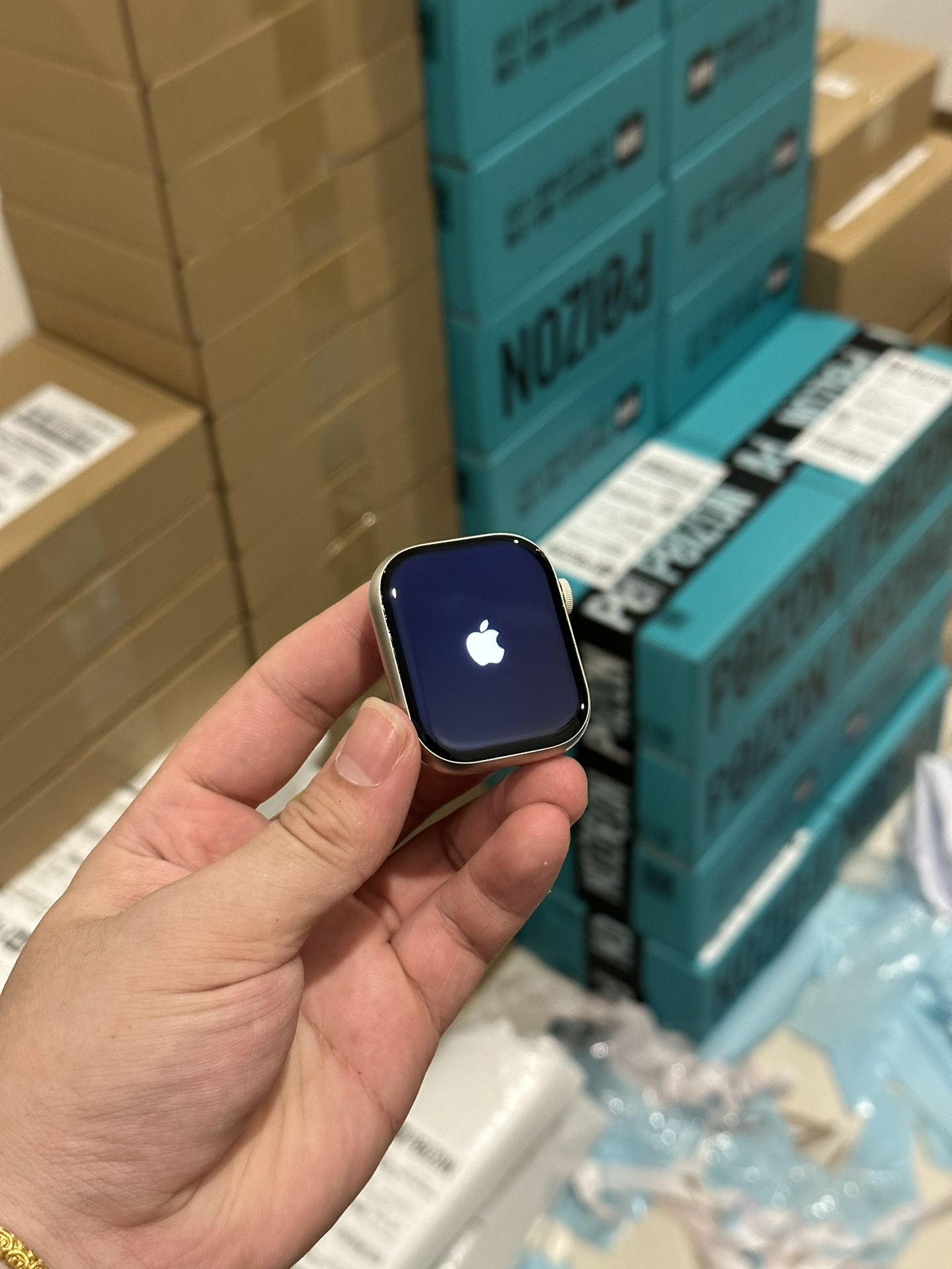 苹果S8手表💰190 京东版 开机带苹果logo