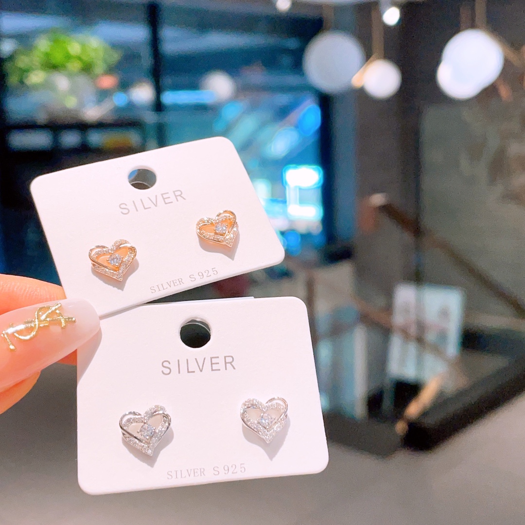 Low Allergy Silver Earrings Dainty Anniversary Gold