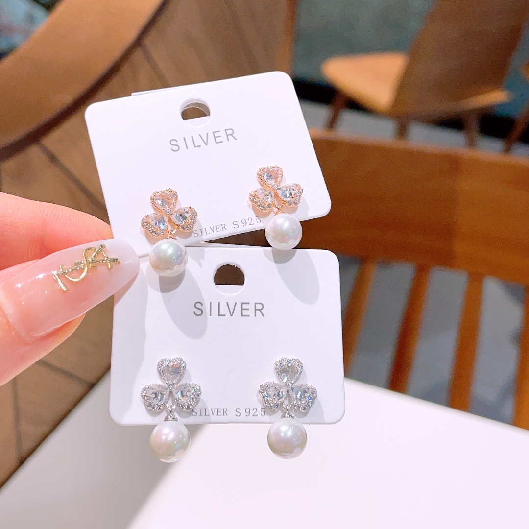 遊び心高品質シルバーイヤリングシルバー 年次パーティー