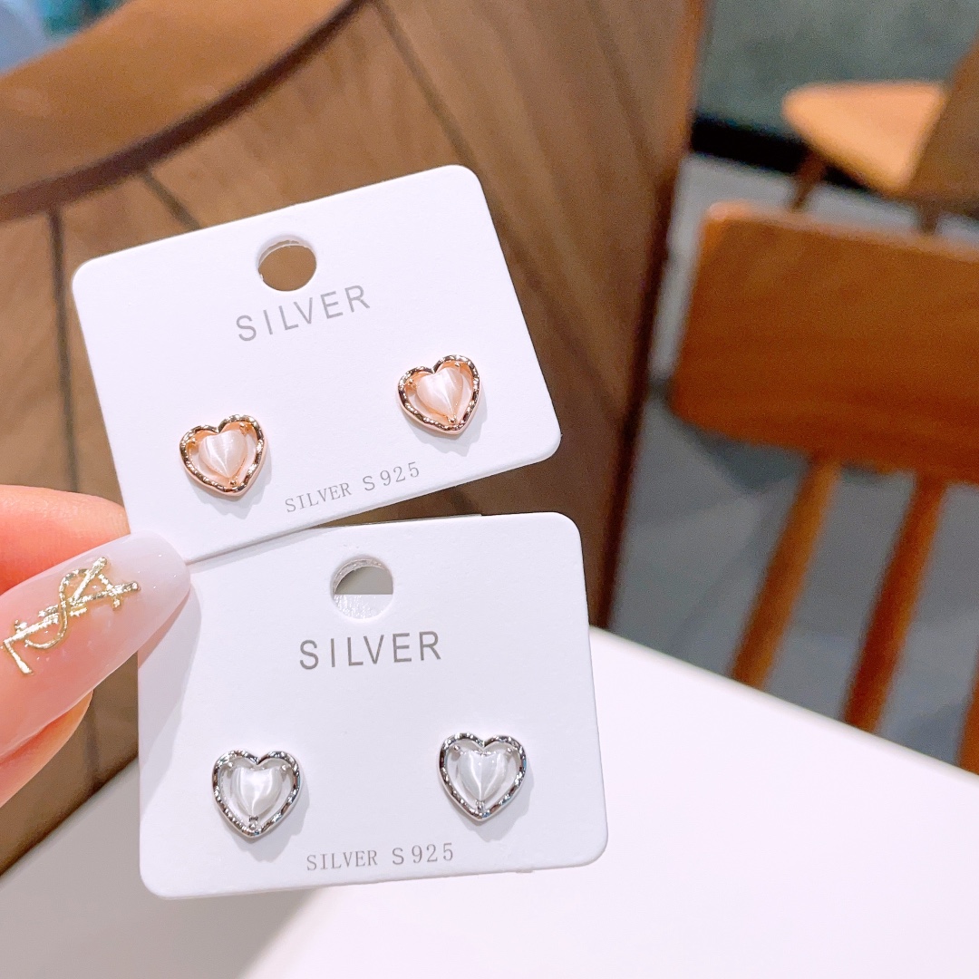 アーティスティックS925スターリングシルバーイヤリングシルバー クリスマス