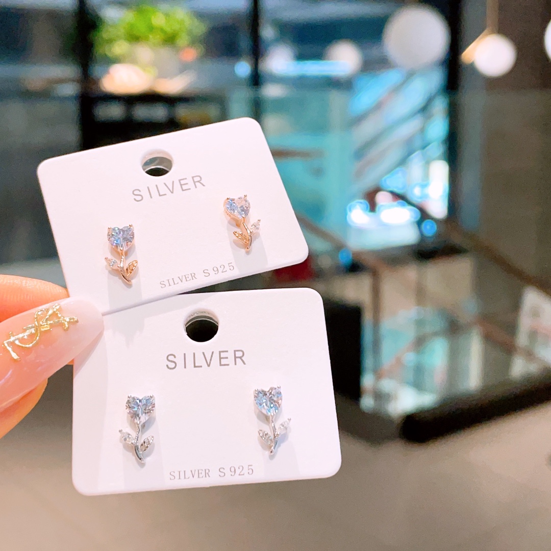 エレガント925シルバーイヤリングシルバー 春節