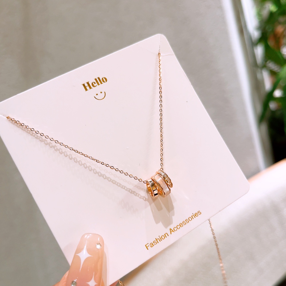 精巧ニッケル無添加銀ネックレスシルバー 新年