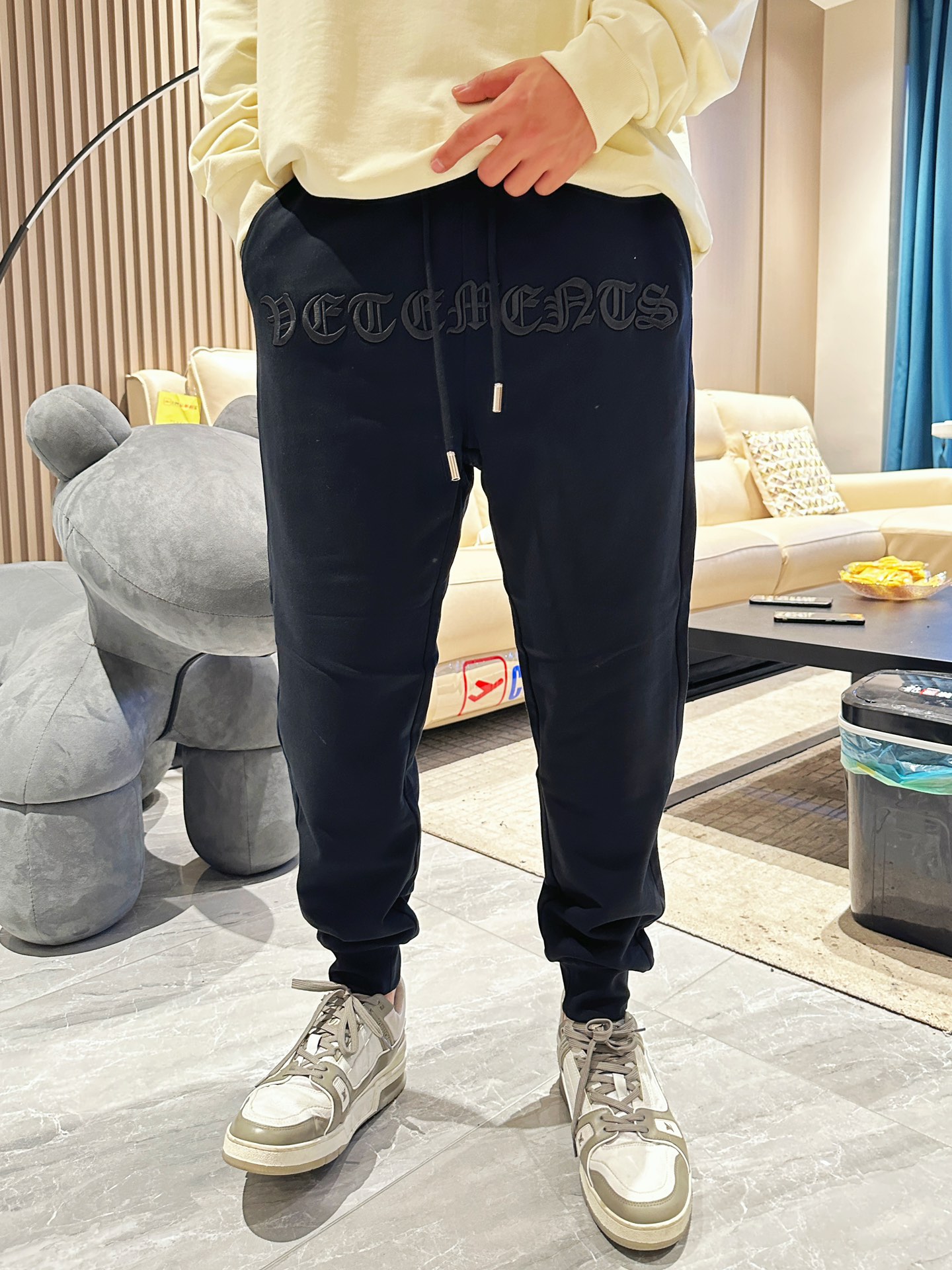 Chrome Hearts Clothing Pants & Trousers Embroidery Fall/Winter Collection Fashion Casual