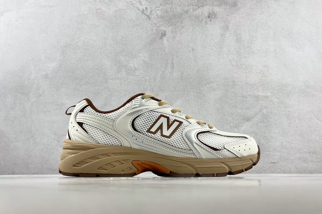 Tested Niko and ... x New Balance NB 530 White Brown MR530NI