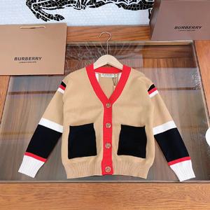 Burberry Clothing Cardigans Knit Sweater Kids Unisex Knitting Fall Collection Fashion