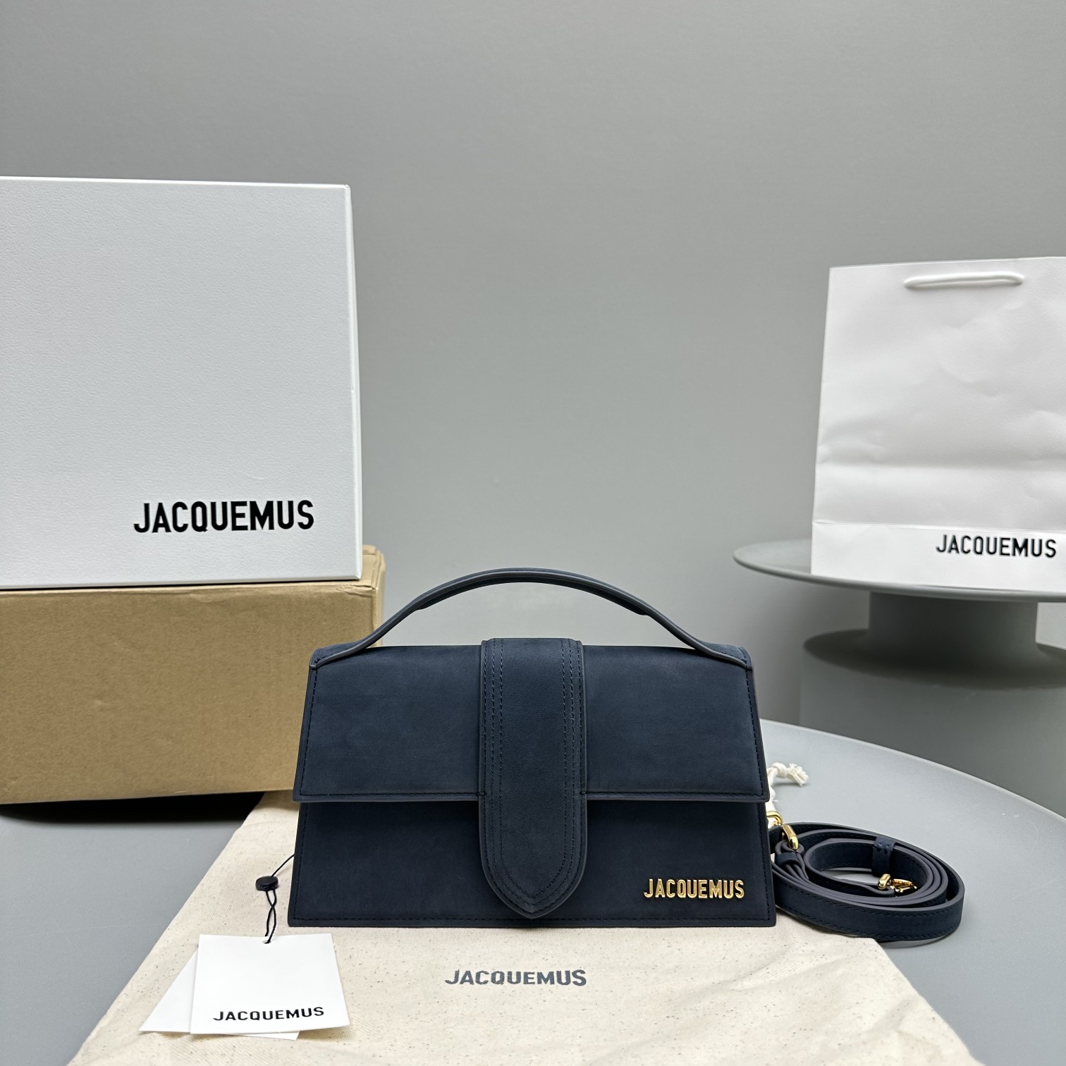 Jacquemus תיקים תיקי כתף וצד כחול קפוא