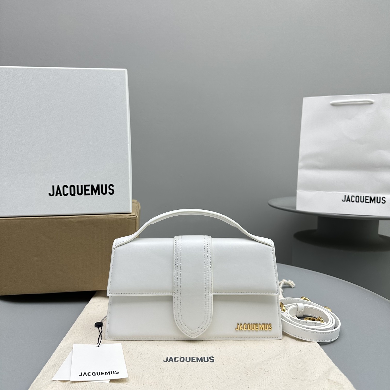 Jacquemus תיקים תיקי כתף וצד לבן