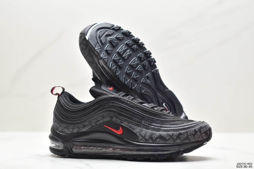 Nike Air Max 97 Small Hook Bullet Retro Full Palm Air Cushion Casual Sports Shoes