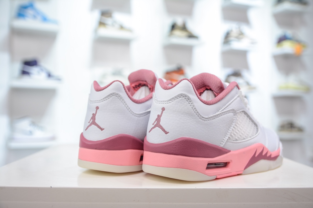 乔丹5代 AJ3 Air jordan 5 Retro Low Cny ”Crafted For Her” 白粉 DX4390-116