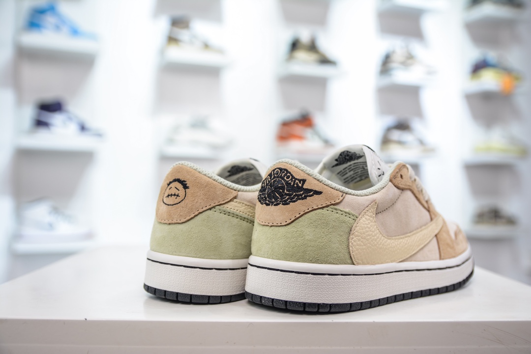 300 Fragment x TS x Air Jordan 1 Low 三方联名倒钩低帮 DM7866-688