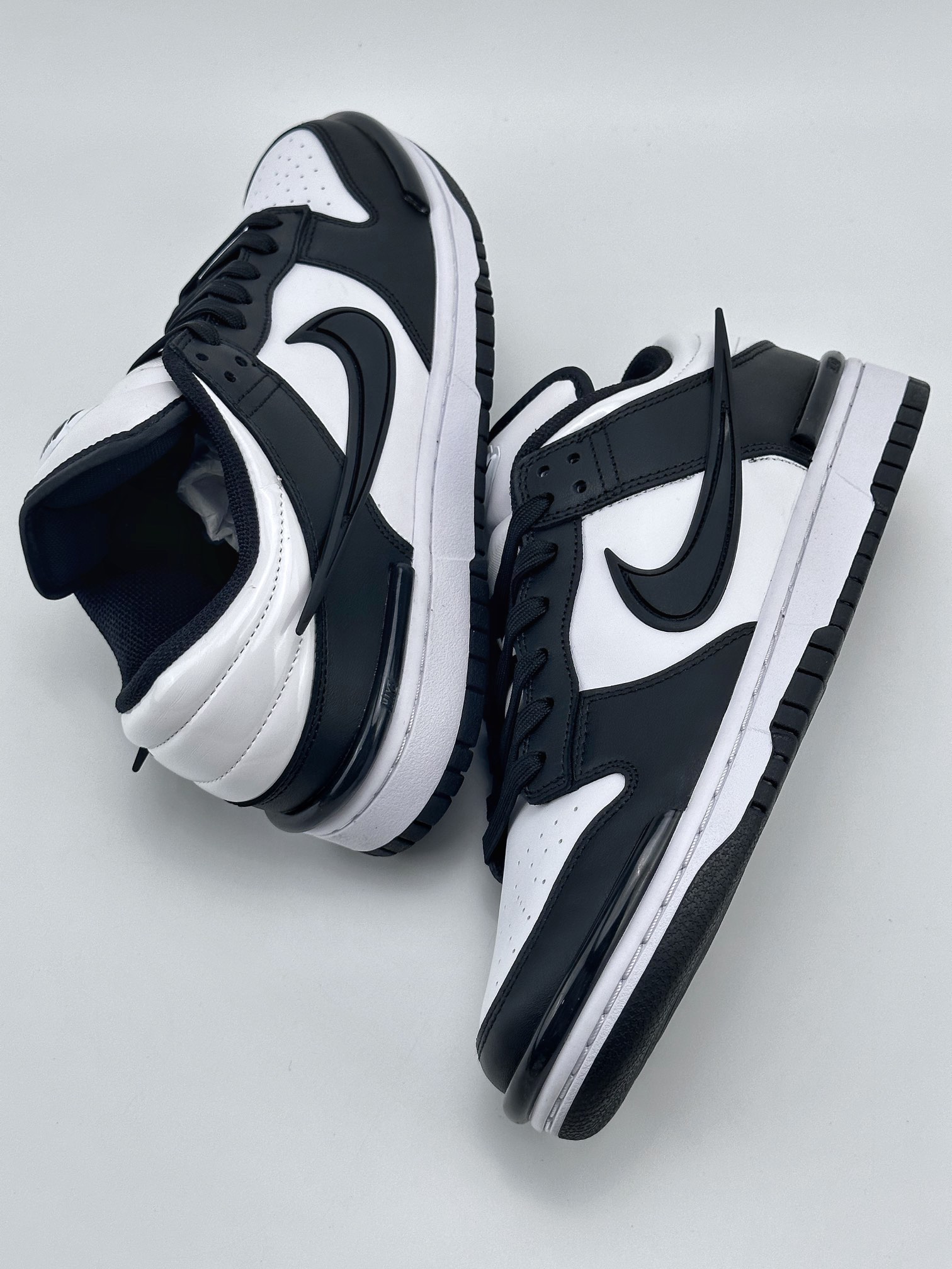 Nike Dunk Low Twist Panda Panda Black and White DZ2794-001