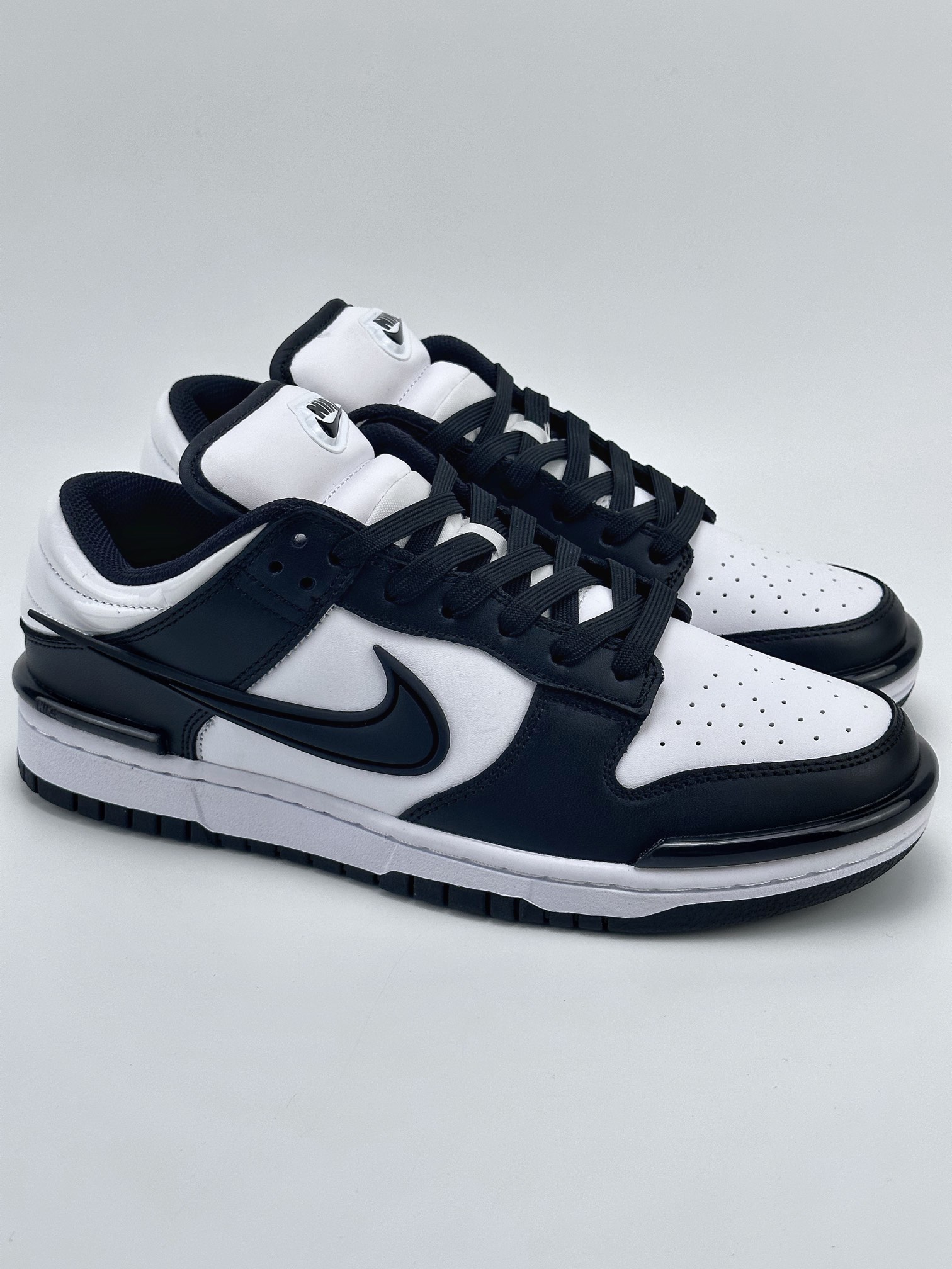 Nike Dunk Low Twist Panda Panda Black and White DZ2794-001