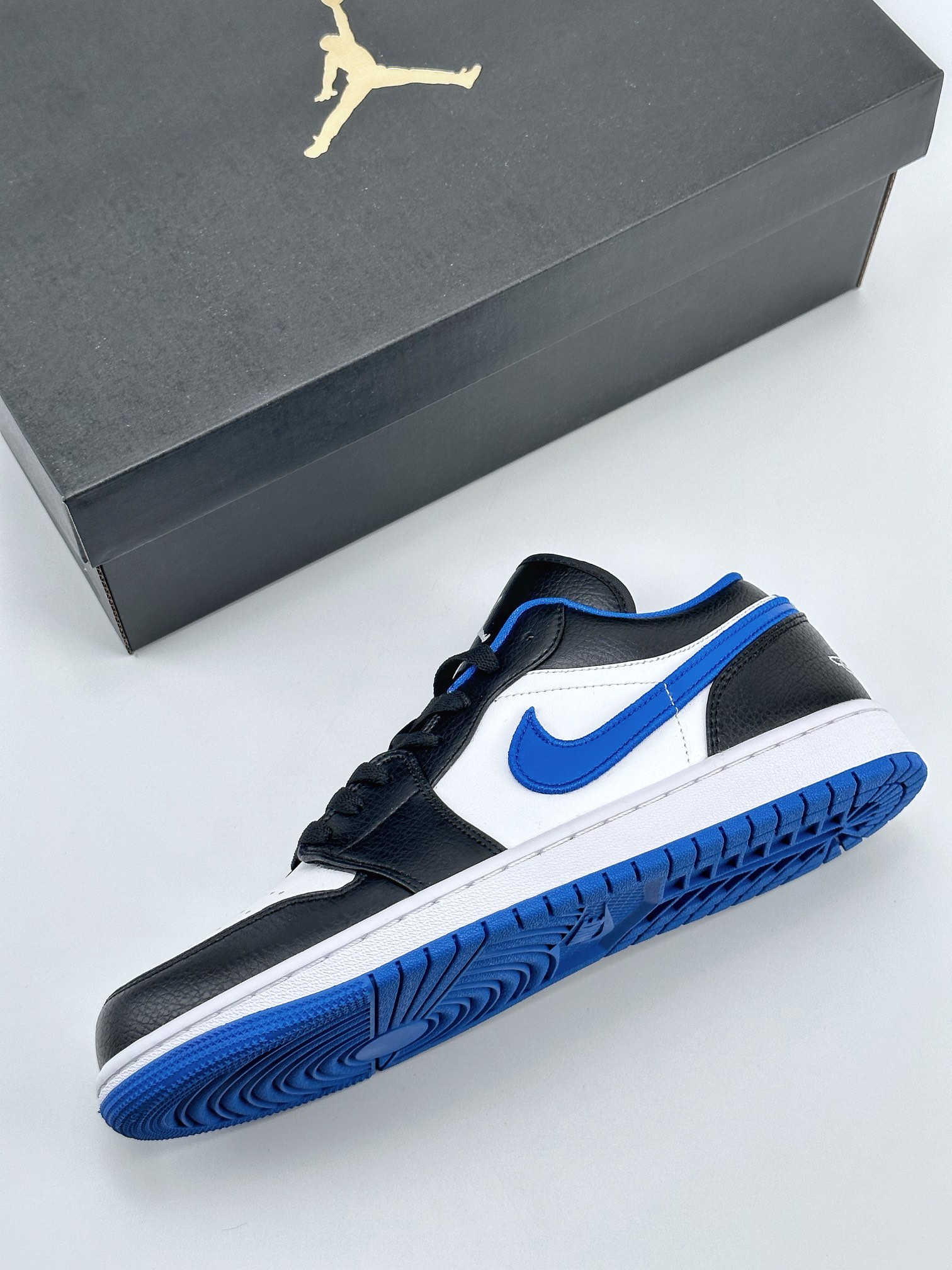 Air Jordan 1 Low Black Blue 553558-007