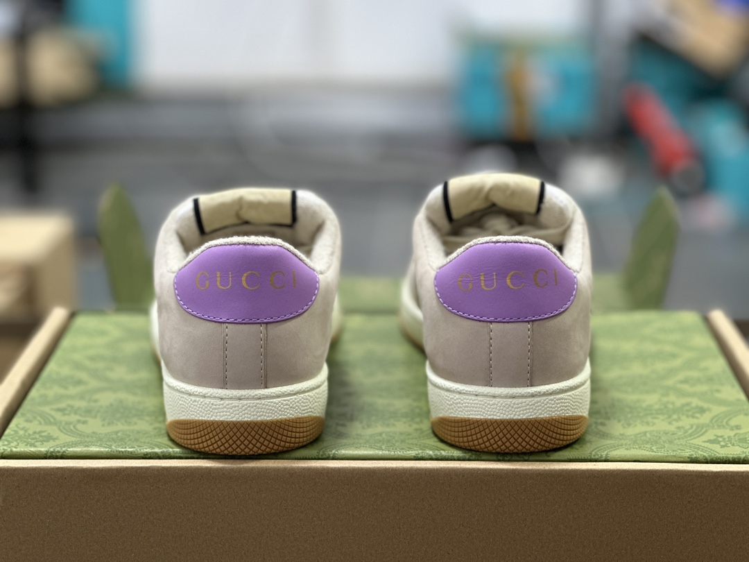 GUCCI Gucci Screener GG Sneakers White Purple