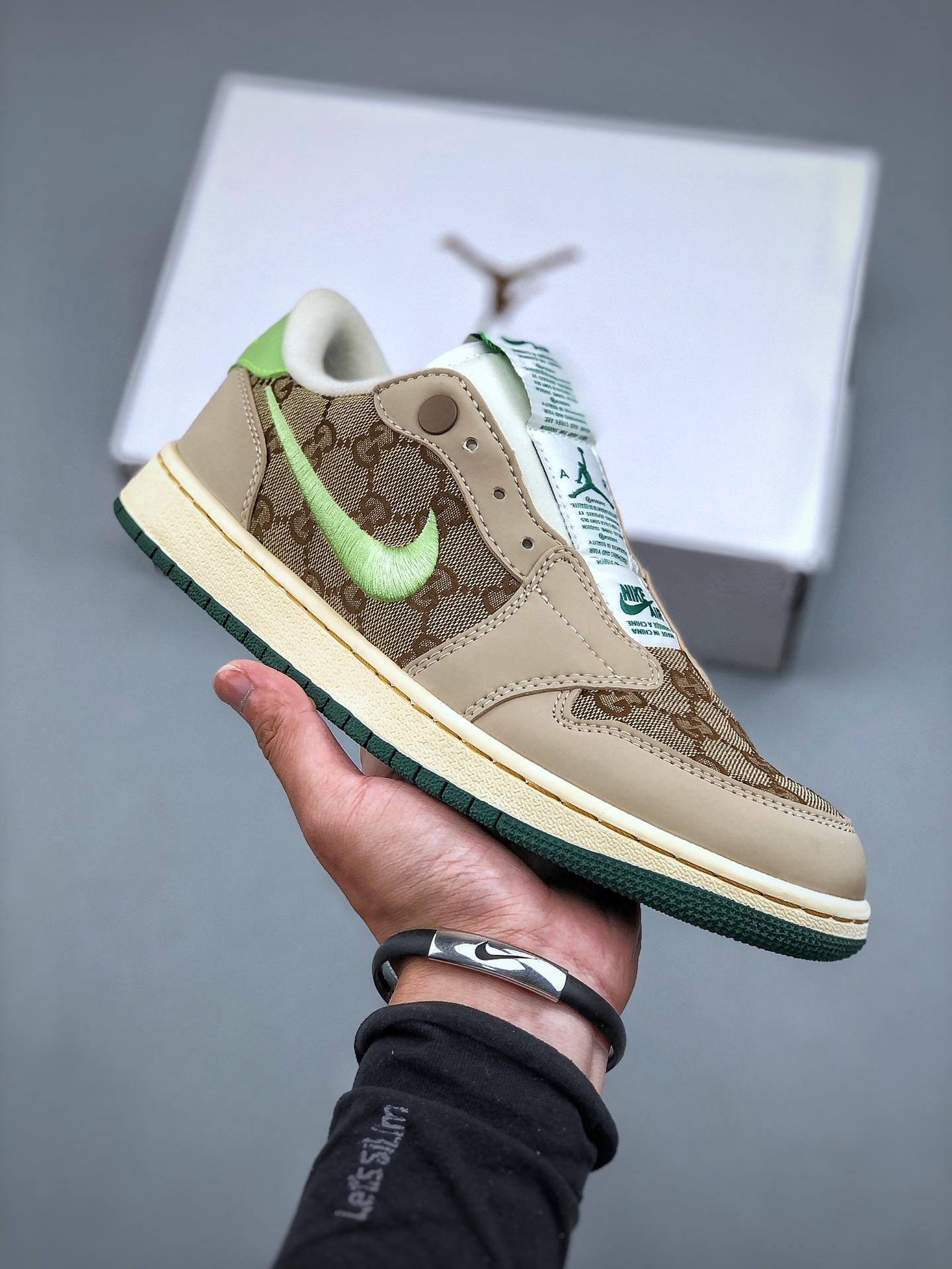 Air Jordan 1 Low Slip Shadow nuevo color con bordado swoosh, estilo deconstruido, serie de zapatos de baloncesto Jordan…