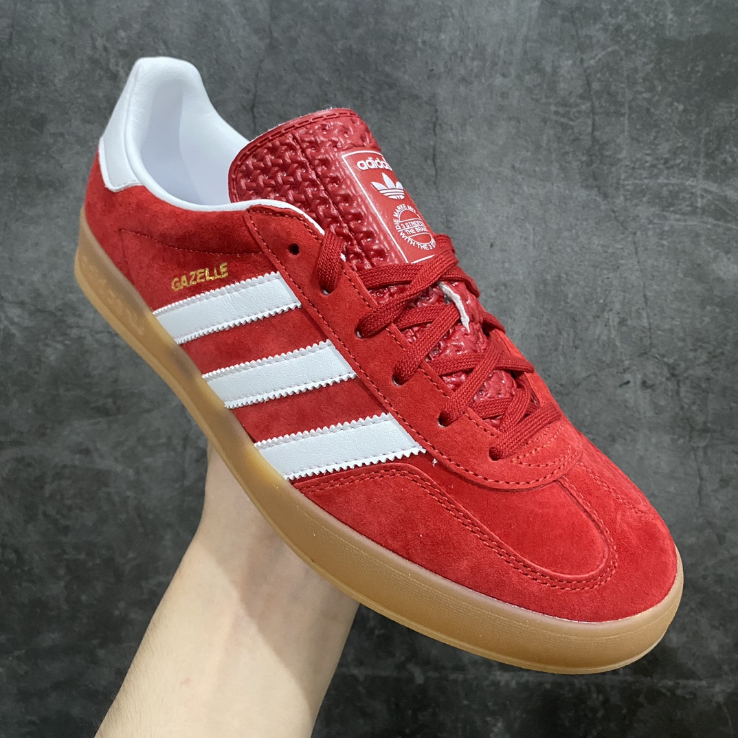 [Pure original] Adidas Originals Gazelle Indoor White Red H06261