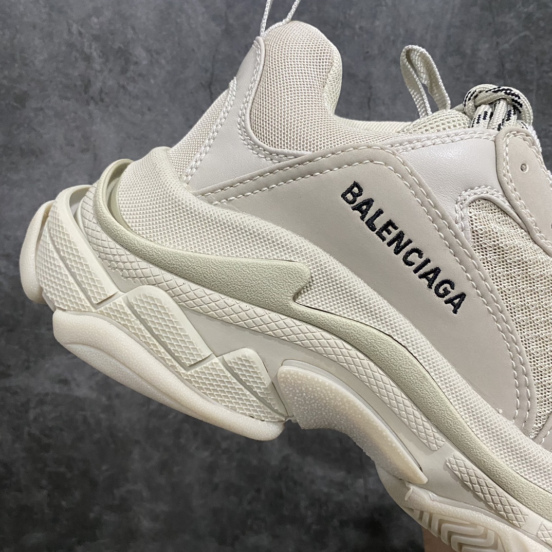 [CEO Edition] Balenciaga Triple S Parisian family first generation dad shoes beige gray khaki classic