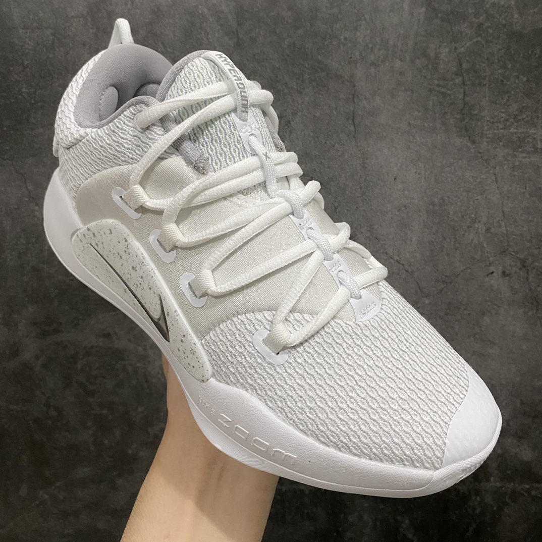 [K version pure original] NK Hyperdunk X low TB HD2018 actual basketball shoes pure white AR0465-100