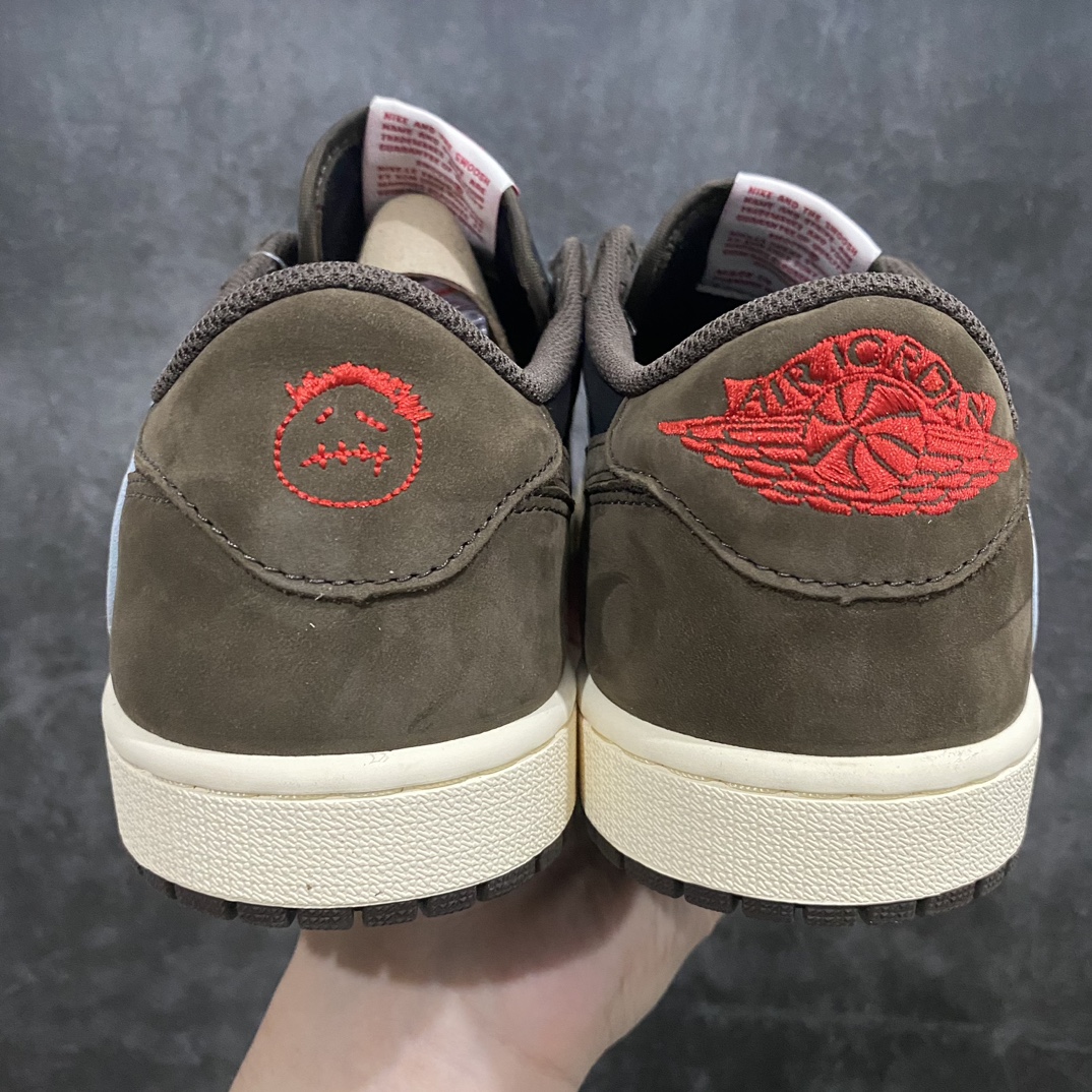 [PK4.0 version] Air Jordan 1 x Travis Scott AJ1 x TS joint black and brown hook generation CQ4277-001