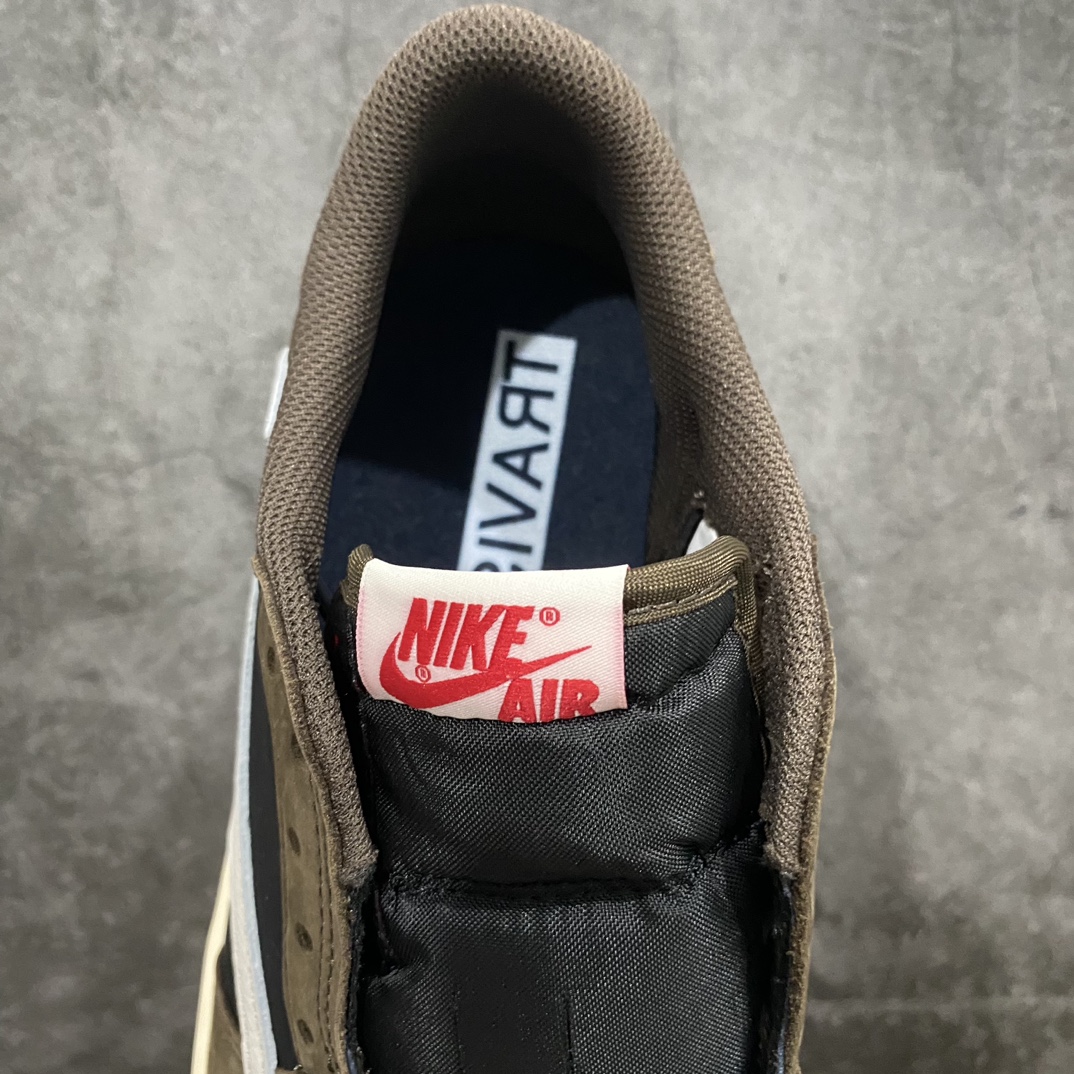 [PK4.0 version] Air Jordan 1 x Travis Scott AJ1 x TS joint black and brown hook generation CQ4277-001