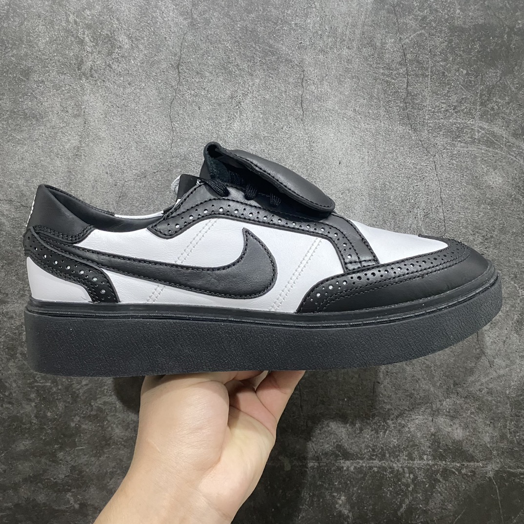 [PK Pure Original] PEACEMINUSONE x NK KWONDO 1 Quan Zhilong 4.0 Little Daisy Joint Low-top Sports Casual Sneakers Black and White Panda DH2482-100