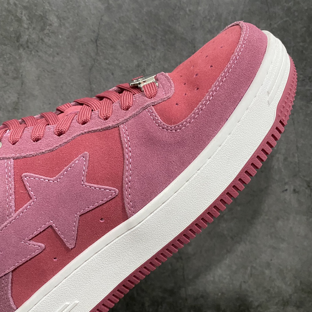 [G version made in Dongguan] bape sta series Morandi pink suede