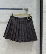 MiuMiu Clothing Skirts Embroidery Gold Hardware Fall/Winter Collection Vintage