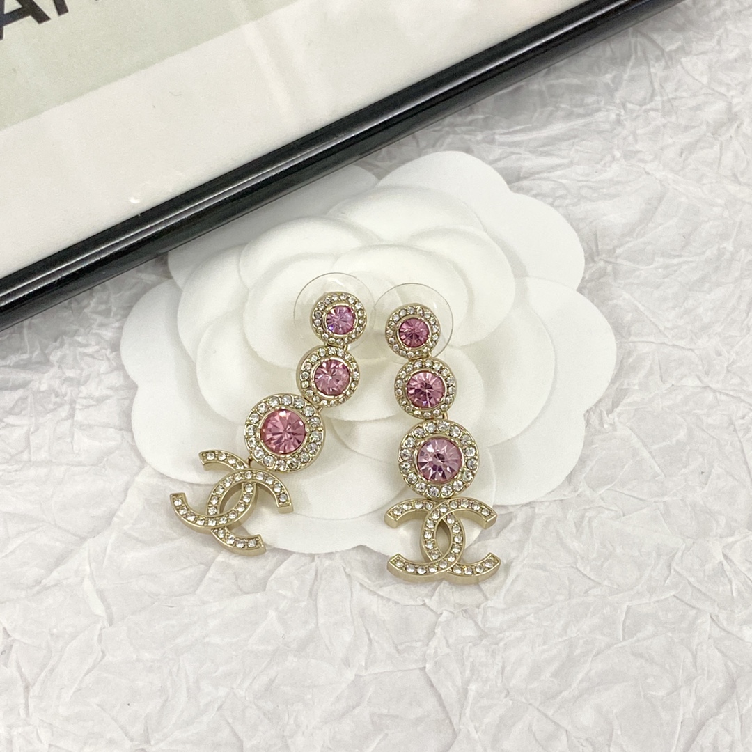 Chanel Jewelry Earring High Quality AAA Replica
 Pink Summer Collection