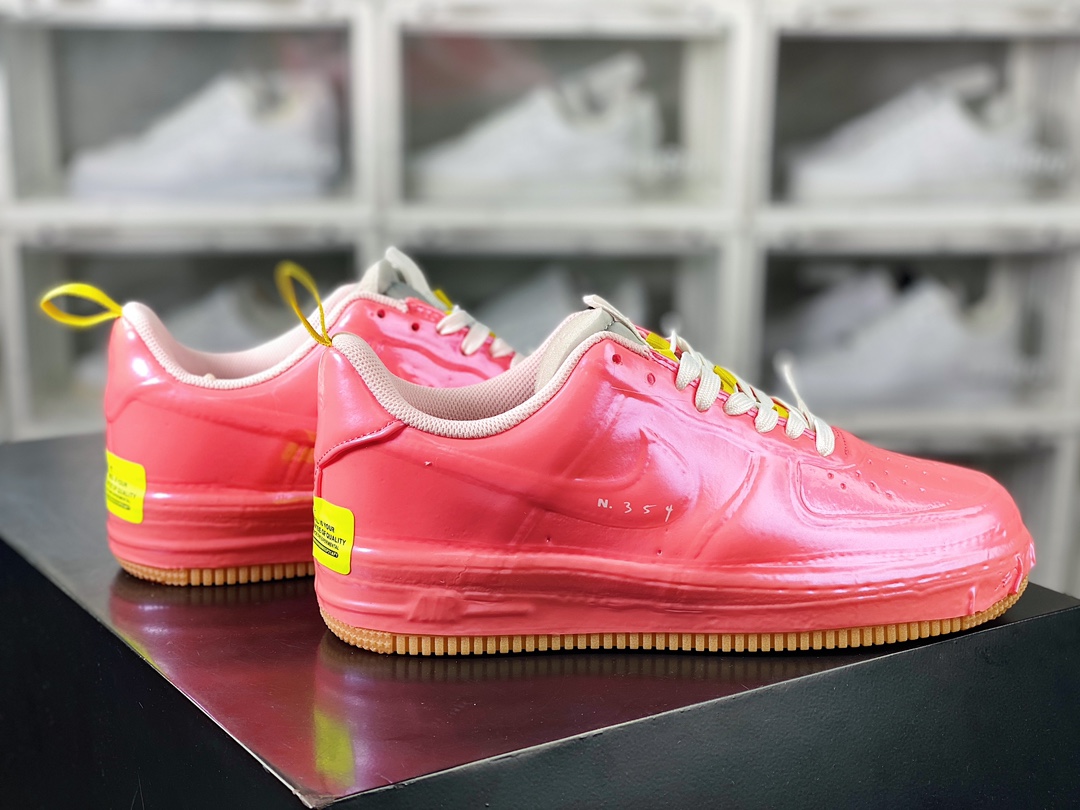 Air Force 1 Experimental-Type N. 354 ”Racer Pink” Air Force One Sneakers ”Bread Jelly Pink Sponge Bubble Gum” CV1754-600