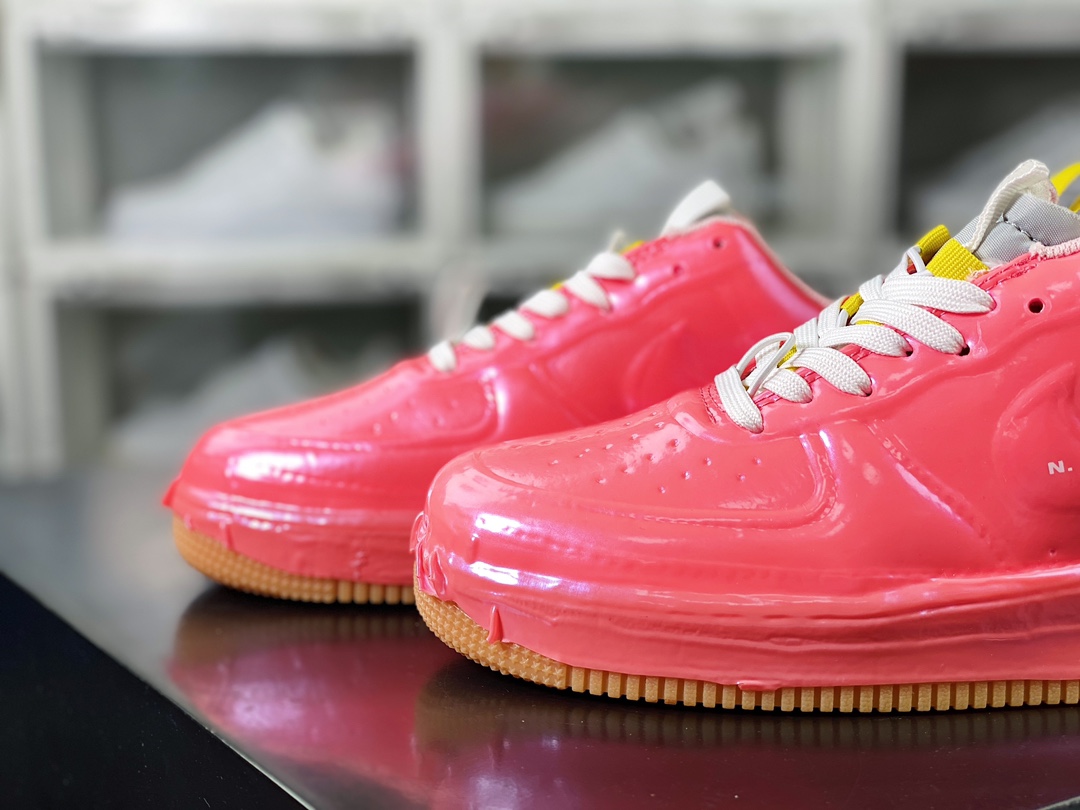 Air Force 1 Experimental-Type N. 354 ”Racer Pink” Air Force One Sneakers ”Bread Jelly Pink Sponge Bubble Gum” CV1754-600