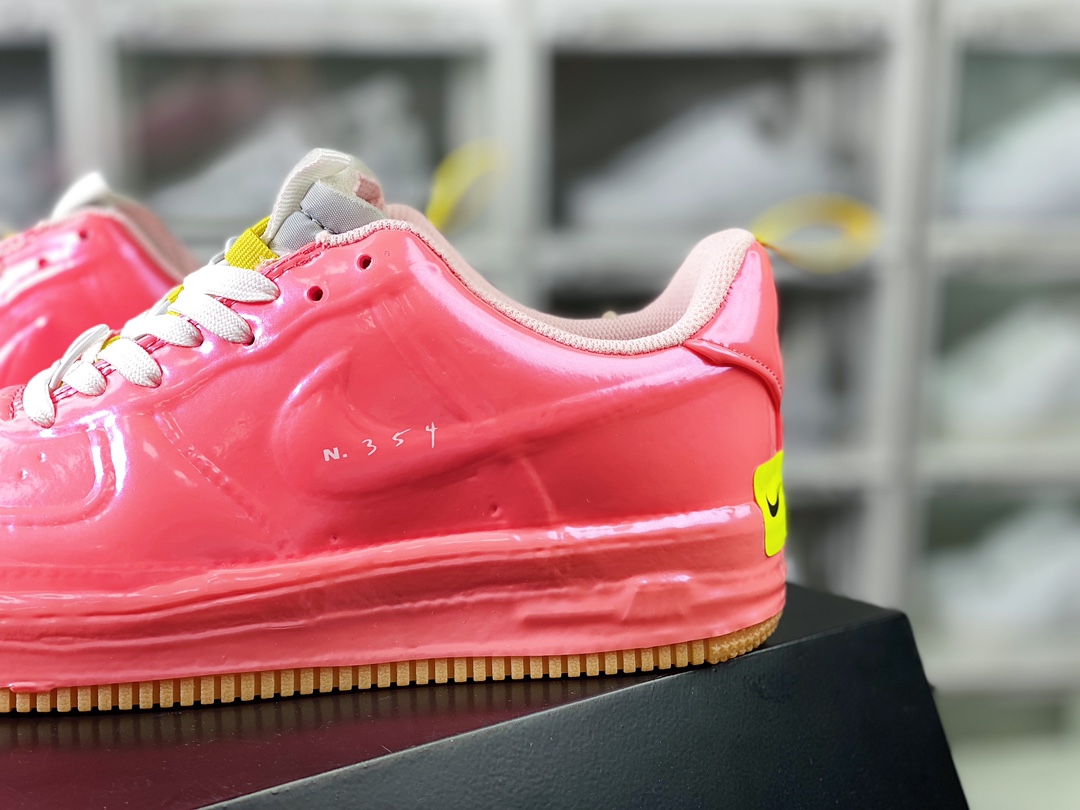 Air Force 1 Experimental-Type N. 354 ”Racer Pink” Air Force One Sneakers ”Bread Jelly Pink Sponge Bubble Gum” CV1754-600