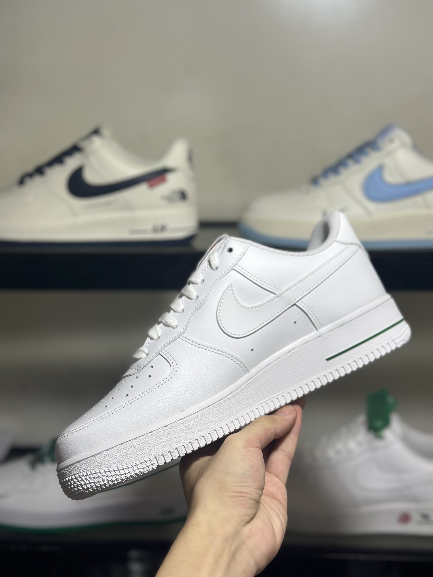 NikeAirForce107白红玫