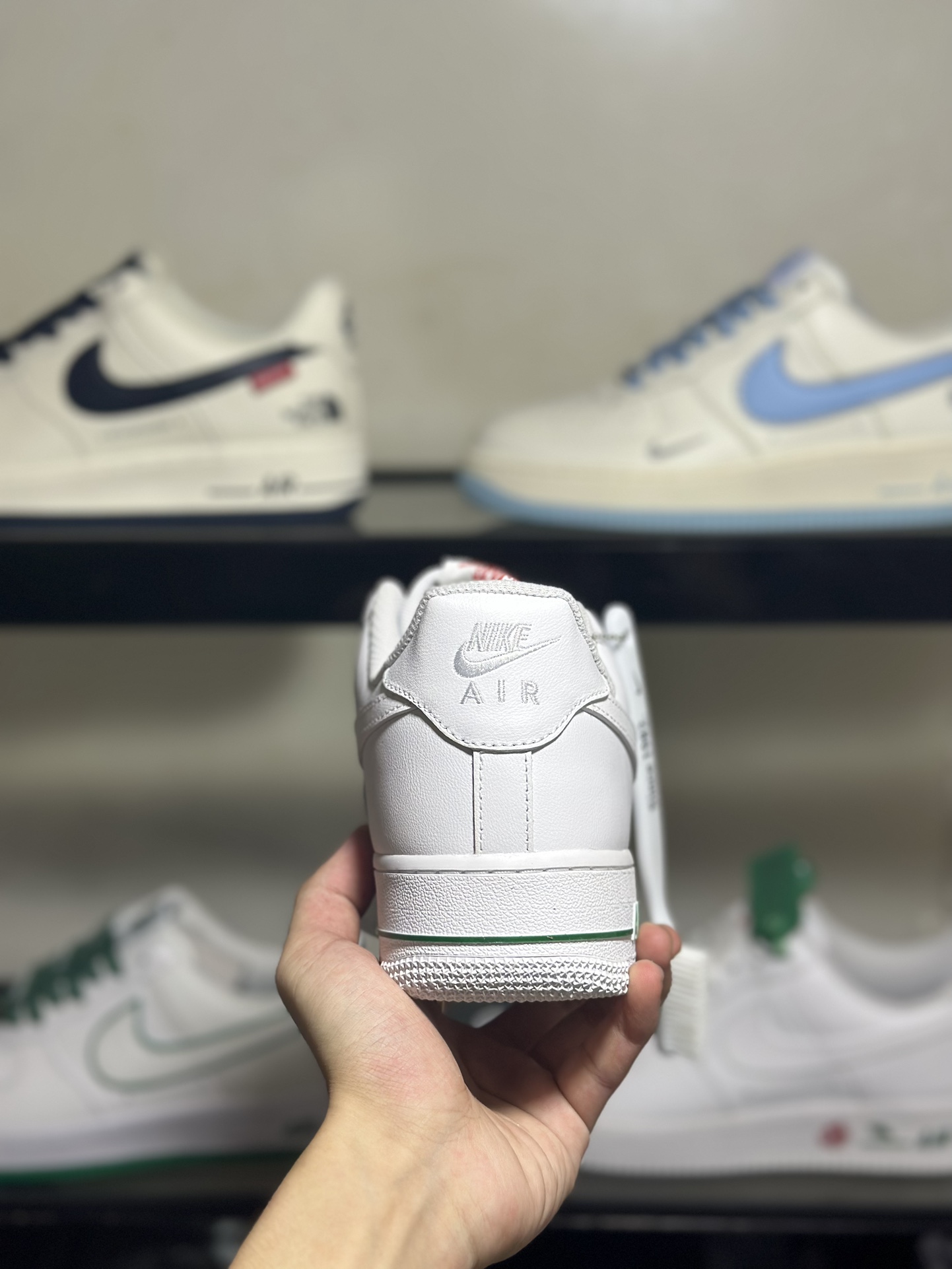 NikeAirForce107白红玫