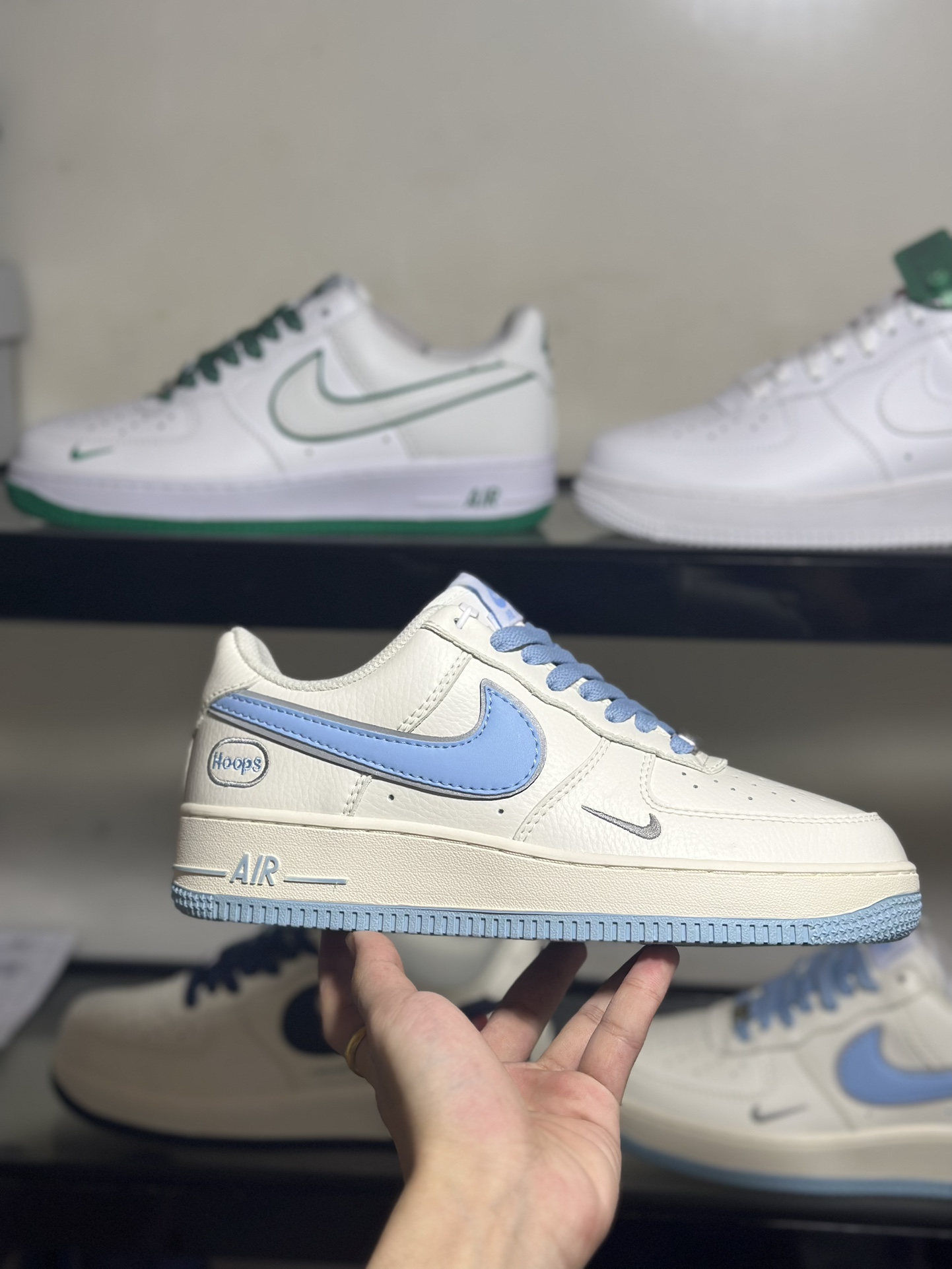 NikeAirForce1Low米白