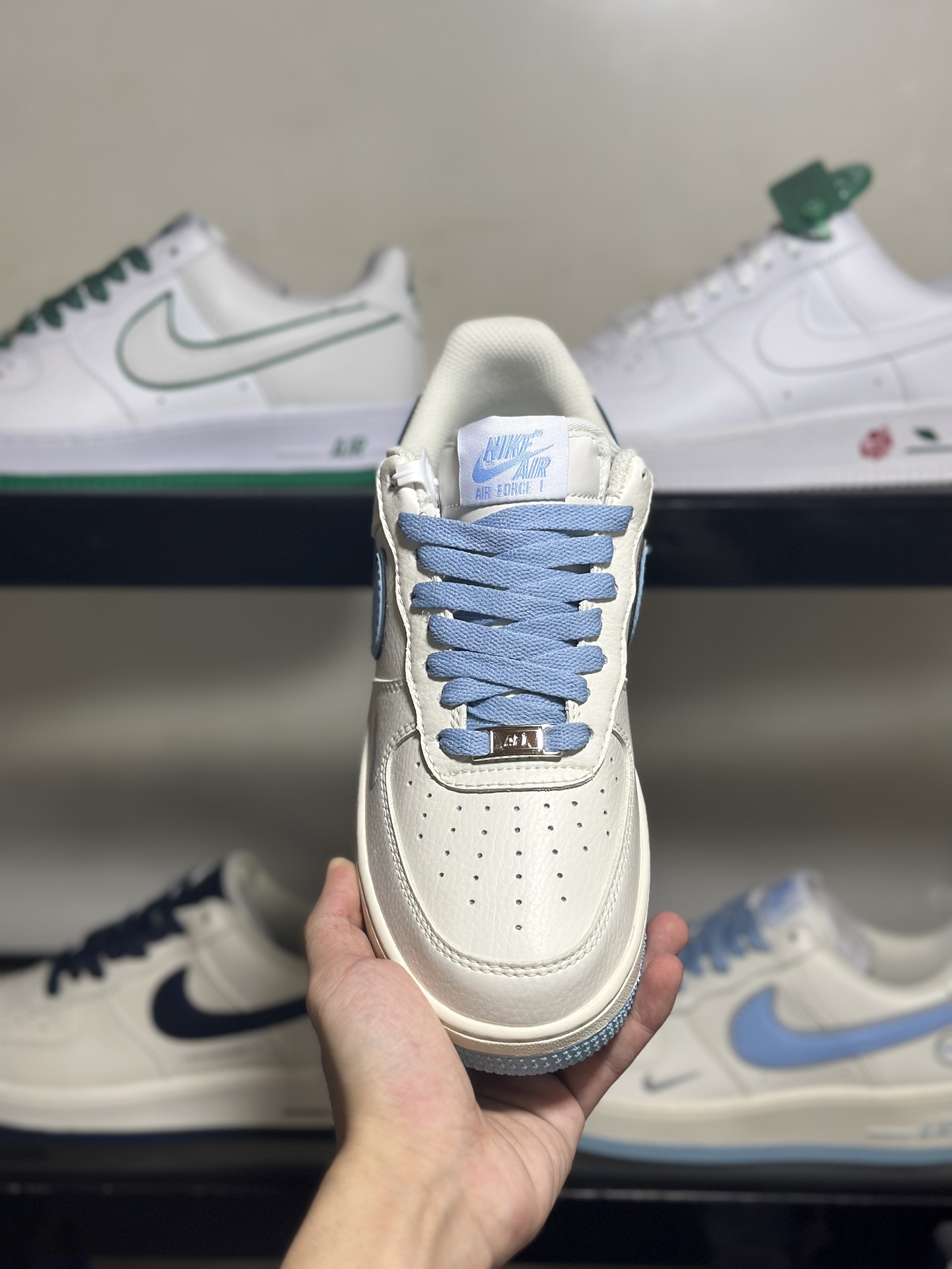 NikeAirForce1Low米白