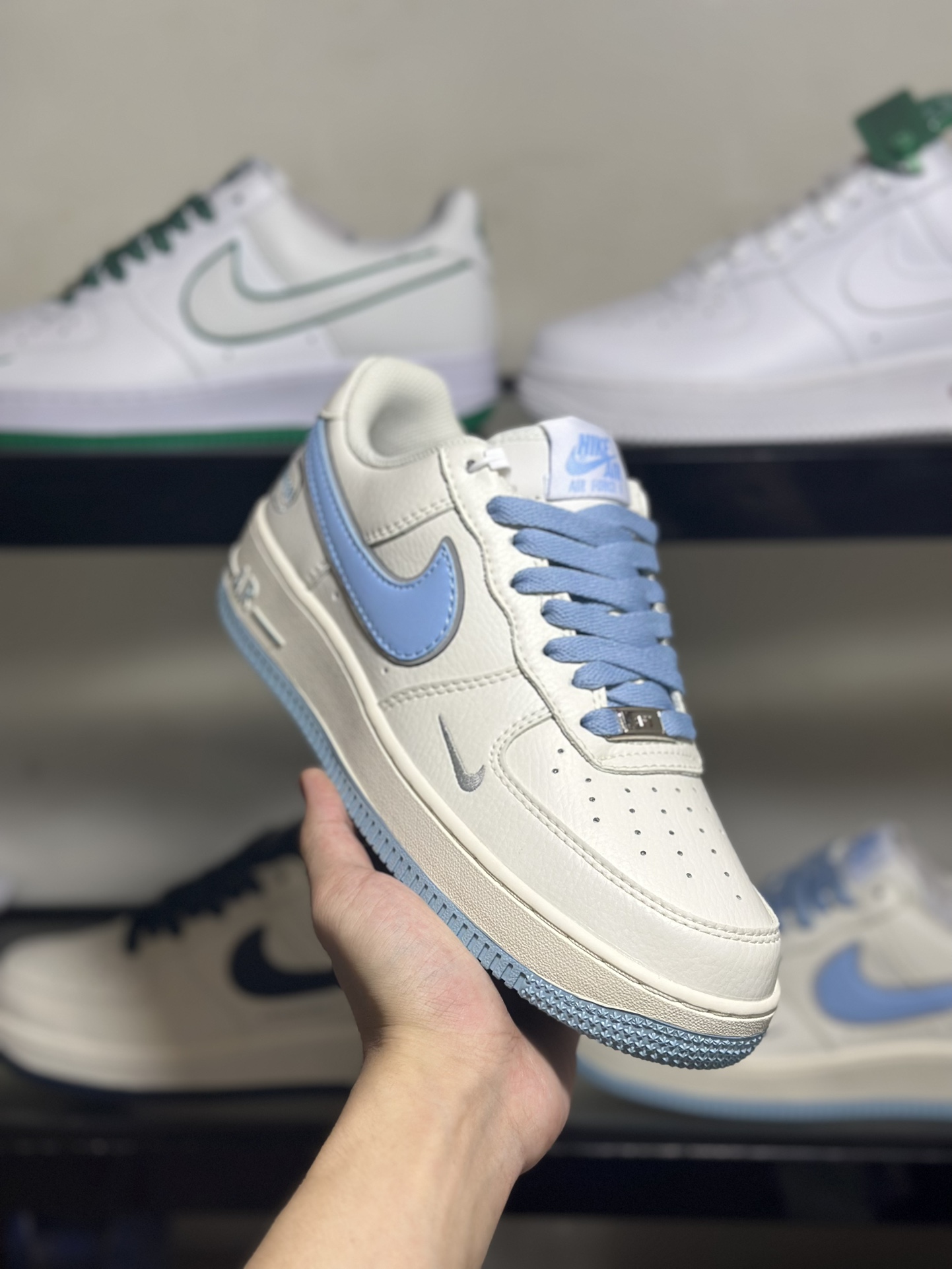 NikeAirForce1Low米白