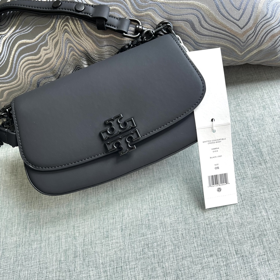 Tory Burch ～TB149654女包 晚宴包可斜挎单肩可手拿 磨砂牛皮 搭配两条肩带 尺寸22×6.5×13.cm