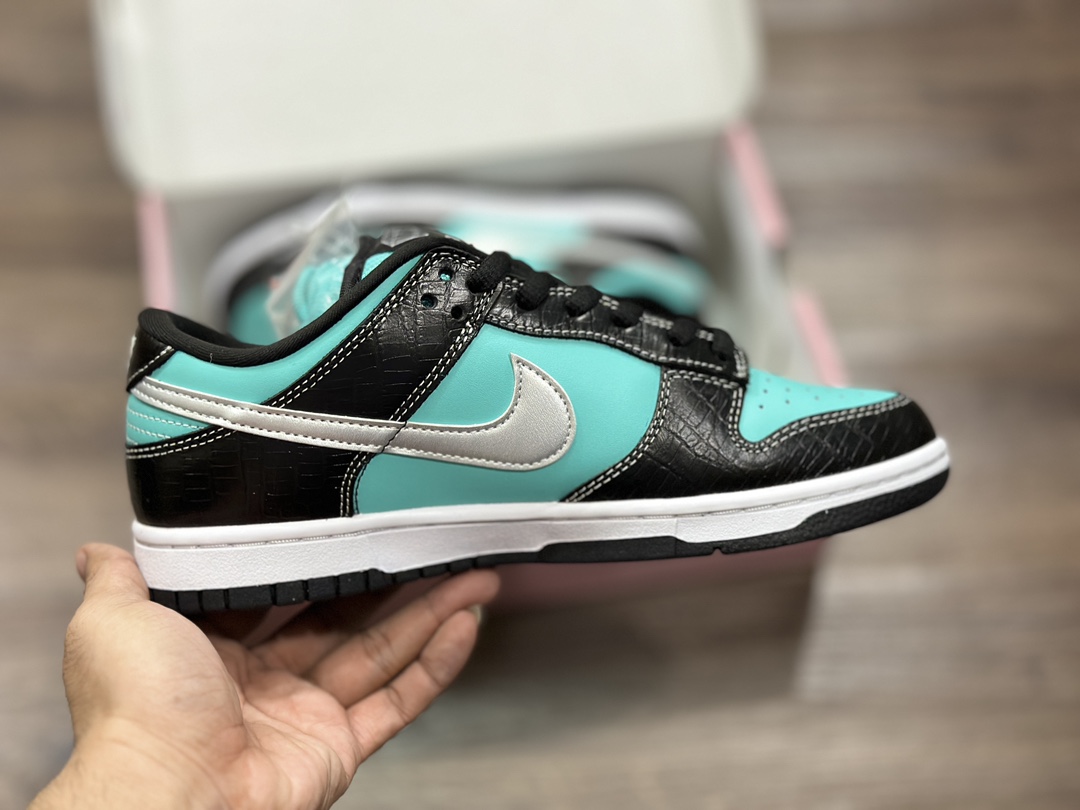 NK SB DUNK Low Diamond SupplyCo.Tiffany Tiffany Diamond Black Green 304292-402