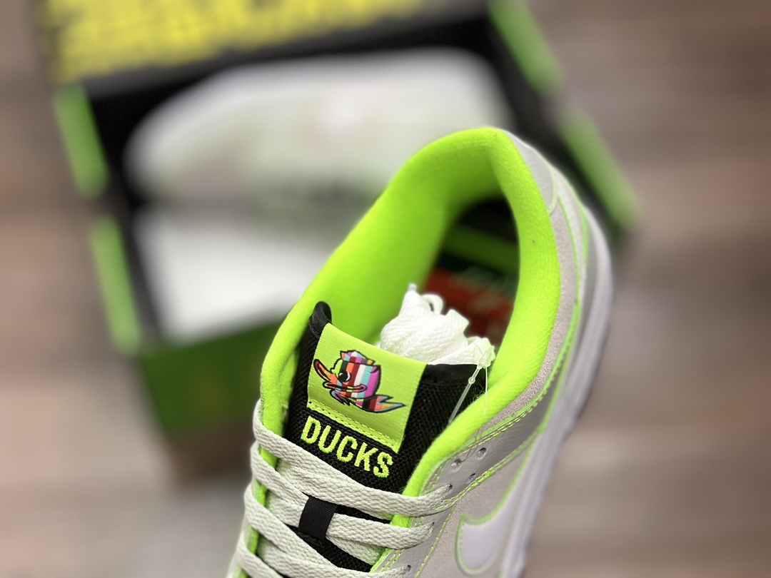 Pure original NK SB DUNK Low Oregon Green Duck FQ7260-001