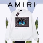 Amiri Clothing Sweatshirts Black White Cotton